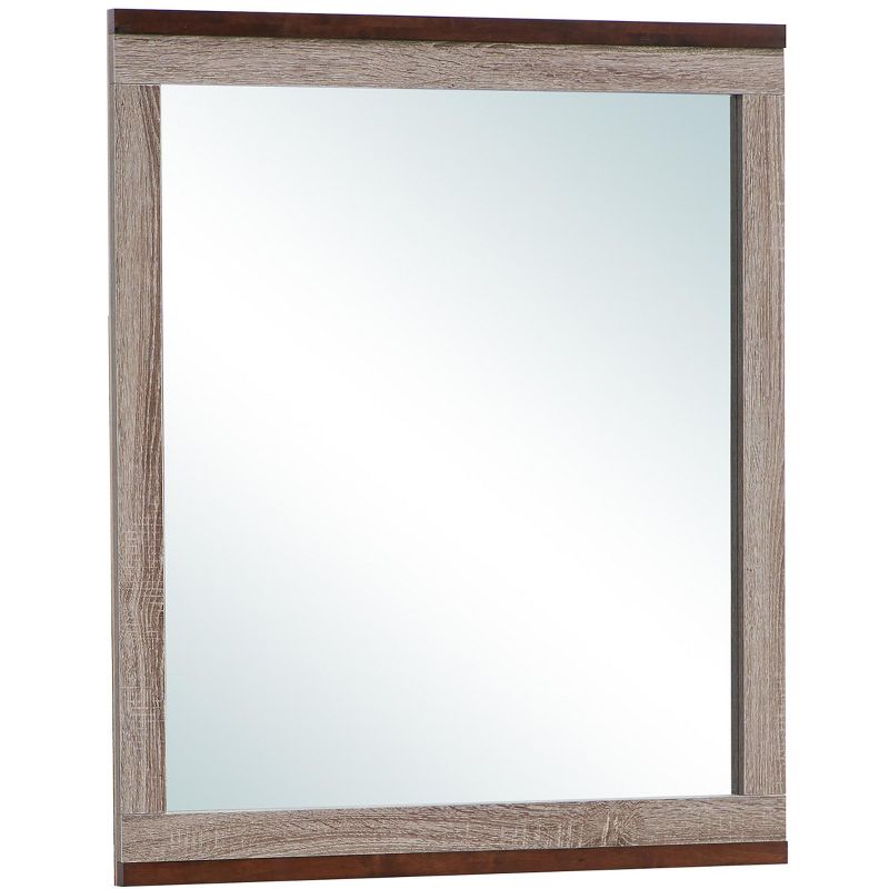 Passion Furniture 32 in. x 39.5 in. Classic Rectangle Framed Dresser Mirror, 2 of 8