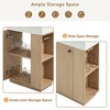 21.6 Inch Bathroom Vanity with Ceramic Sink, Soft Close Door, Wood ...
