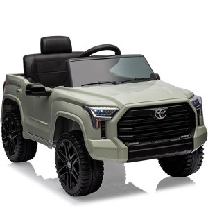 Jojoka 12V Licensed Toyota Ride on Truck for Kids Battery Powered Electric Car with Music, LED Lights, Suspension System - 1 of 4