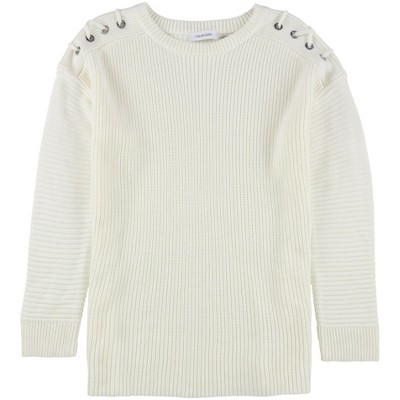Calvin Klein Womens Ribbed Pullover Sweater