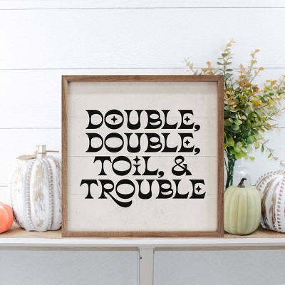 Kendrick Home Double Double Wall Art White