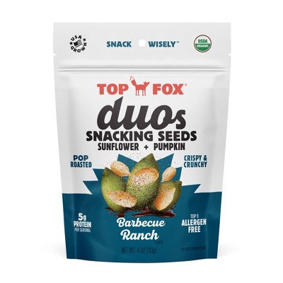 Top Fox Barbecue Ranch Snacking Duo Pumpkin + Sunflower Seeds - 5.5oz