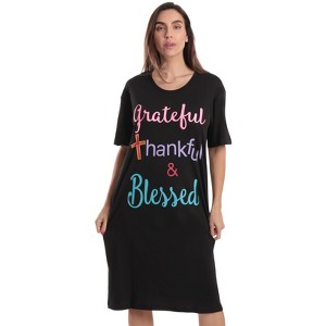 Just Love Short Sleeve Nightgown Sleep Dress for Women Sleepwear - 1 of 3