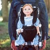The Queen's Treasures 18" Doll Carrier and Sleeping Bag, Black & White - 2 of 4