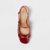 
Women's Lucky Square Toe Mary Jane Heels with Memory Foam Insole - A New Day™ Black - 3 of 4