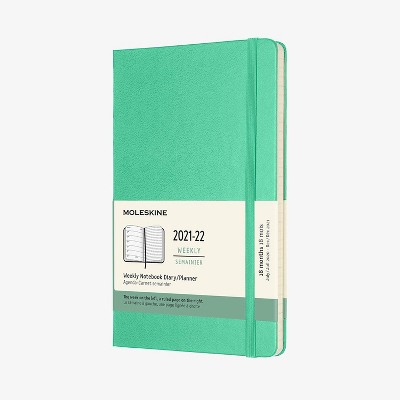 2021-22 Academic 18 Month Planner 5" x 8.25" Weekly Large New Color - Moleskine