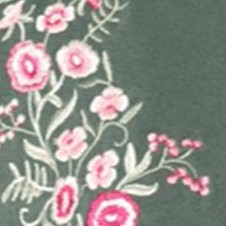 pine flower embroidery