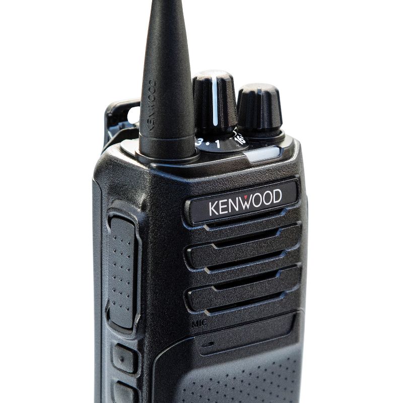 KENWOOD® ProTalk® 2-Watt 16-Channel Analog UHF 2-Way Radio, Black, NX-P1302AUK, 3 of 6