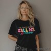 My Favorite People Call Me Nana T-Shirt, Black Casual Tee for Fun and Proud Grandmothers| OrnamentallyYou - 4 of 4