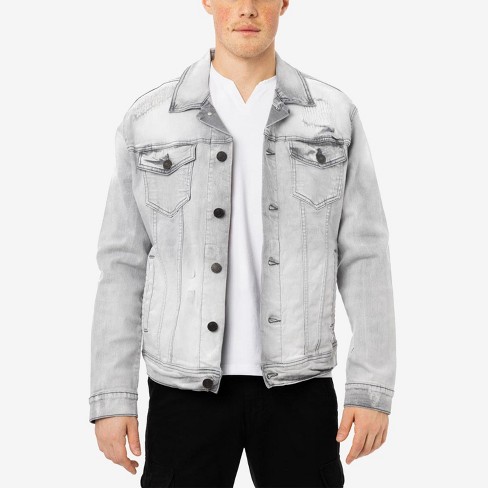 X Ray Men s Denim Jacket In Grey Size Medium Target