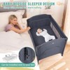 4-in-1 Pack and Play Bedside Sleeper with Bassinet, Diaper Changer & Hanging Toy - 4 of 4