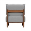 Sapphtopaz 29.92" Modern Accent Chair with Soft Teddy Upholstered Simple Reading Chair with Wood Legs Leisure Chairs for Living Room, Bedroom - 2 of 4