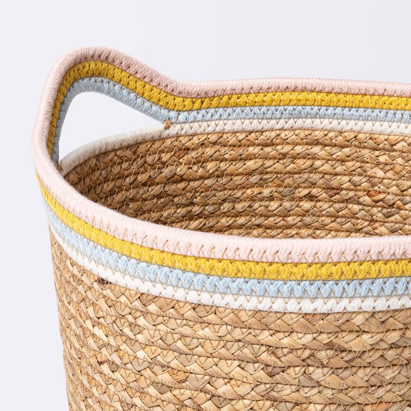 Natural Woven Round Storage Bin with Coiled Rope Handle - Cloud Island&#8482; M, 4 of 9