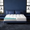 Belffin Dual Layer Memory Foam Mattress Topper , Cooling Gel Memory Foam for Pain Relief Support Plus Pillow Top Mattress Soft Pad Cover - 3 of 4