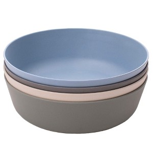 WeeSprout Bamboo Kids Bowls, Set of Four Kid-Sized Dinnerware, Cereal, Leftovers & Snack Bowl - 1 of 4
