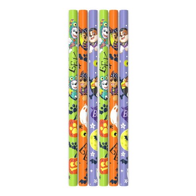 6pc Nickelodeon PAW Patrol Halloween Reusable Straw Set