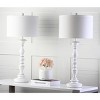Mamie White Candlestick Lamp (Set of 2) - 32.5 Inch Height - LIT4058 - Creme - Safavieh - 2 of 4