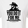 Women's - Yellowstone - You Do It For Me Cropped Graphic T-Shirt - 2 of 4