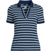 Lands' End Women's Short Sleeve Wide Rib Polo - 3 of 3