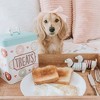 Amici Pet Barkers Dozen Metal Treats Canister - Colorful Cartoon Donut Design Storage Tin with Silver Bone Knob Lid, Food Safe - 96 oz - 4 of 4