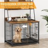 37 Inch Heavy Duty Dog Crate Furniture - 3 of 4