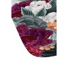 21"x34" Iveta Abolina English Rose Memory Foam Bath Rug Blue - Deny Designs: Microfiber, Machine Washable, Non-Slip Backing - 3 of 3