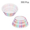 Unique Bargains Greaseproof Multicolored Paper Wrappers Baking Cups - 3 of 3