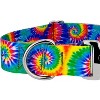 Country Brook Petz HossFit Jr Wide Premium  Dog Collar - Groovy Collection - 4 of 4
