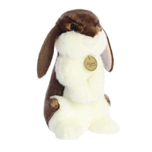 Aurora Medium Sitting Pretty English Lop Rabbit Miyoni Realistic Stuffed Animal Brown 10" - 1 of 4