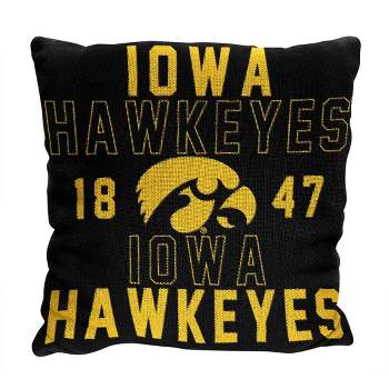 NCAA Iowa Hawkeyes Stacked Woven Pillow