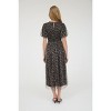 August Sky Women's Smocked Floral Mesh Midi Dress - 2 of 4
