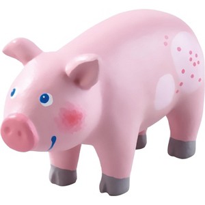 HABA Little Friends Pig - 3.5" Farm Animal Toy Figure - 1 of 4