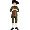 HalloweenCostumes.com Large   Colonial Costume for Kids, Black/Green/Brown - 3 of 3