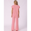 INSPIRE CHIC Women's Knit Matching Sweatsuits Tops and Wide Leg Pants 2 Piece Outfits Sets - 4 of 4