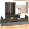 vidaXL Patio Lounge Set Grey, Anthracite - 2 of 4