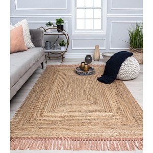 Rugs America Naomi NO10E Border Geometric/Solid Area Rug - 1 of 4