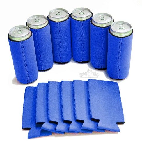 Ultra 12 Ounce Neoprene Slim Can Cooler 4 Pack Assorted : Target