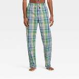 Men's Plaid Poplin Pajama Pants - Goodfellow & Co™