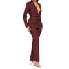 Women's Solid Jacket and Pants Set - RIVIR - 2 of 3