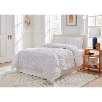 Lullaby Bedding Printed 100% Cotton Percale Comforter Set with Bed Skirt