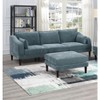 NicBex Couches for Living Room 5pcs Modular Sectional Sofa Set Modern Upholstered Sofa Couch 2x One Arm Chairs 2x Armless Chair 1x Ottoman, Grayish - 3 of 4