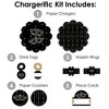 Big Dot of Happiness Masquerade - Mask Party Paper Charger and Table Decorations - Chargerific Kit - Place Setting for 8 - 3 of 4