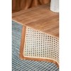 27.6" Teak & Rattan Square Coffee Table - 3 of 4