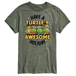 Men's - Teenage Mutant Ninja Turtles - Turtley Awesome Group Short Sleeve Graphic T-Shirt - 1 of 4
