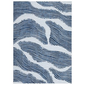 Washable Large Non Slip Living Room Rugs, Modern Abstract Soft Bedroom Carpet, Low Pile Floor Rugs for Dining Room Kitchen - 1 of 4