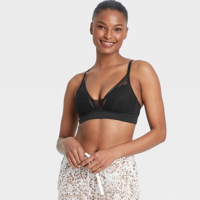 Women's Lace Padded Bralette - Auden™ Black XS