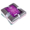 Kafthan Textile Multicolor Fishbone Cotton Face/Hand/Hair Bath Towels (Set of 4) - 2 of 2