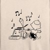 Women's - Peanuts - Snoopy Dancing Lightweight French Terry Wide Neck Long Sleeve Shirt - 2 of 4
