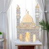 Ramadan Countdown Calendar With Drawer Box,Wooden Castle Calendar Cabinet For Farmhouse Tables Bookshelve Multi Functional Cabinet Decoration - 3 of 4