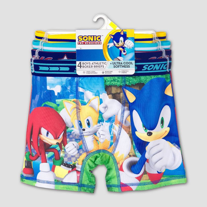 Boys' Sonic the Hedgehog 4pk Underwear, 2 of 3